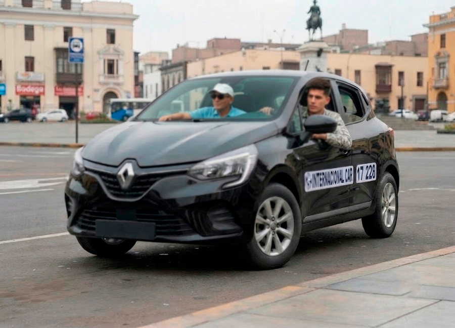 Vehículo de práctica en vía urbana